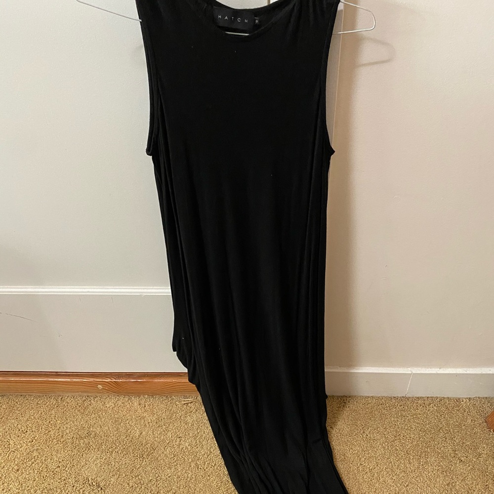 Hatch Angled High Neck Dress